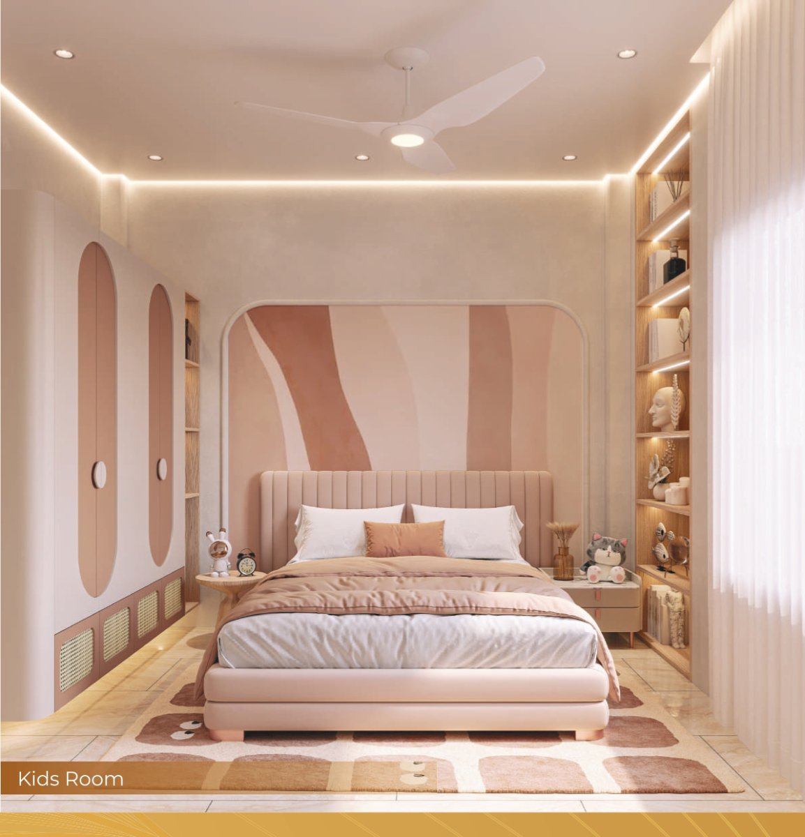 3 BHK Kids Room