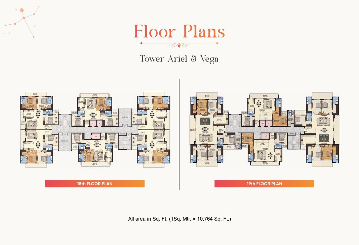 3 BHK Floor Plan