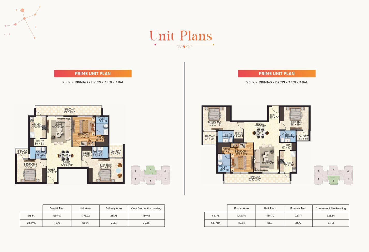4 BHK Floor Plan
