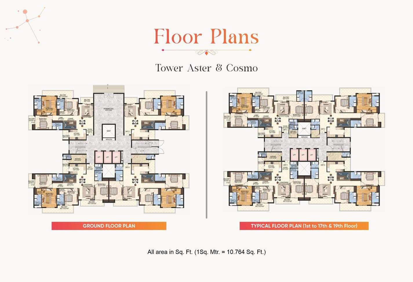 5 BHK Floor Plan